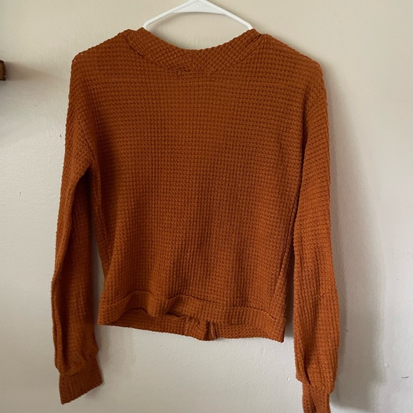 Derek Heart rust cardigan - Picture 5 of 6